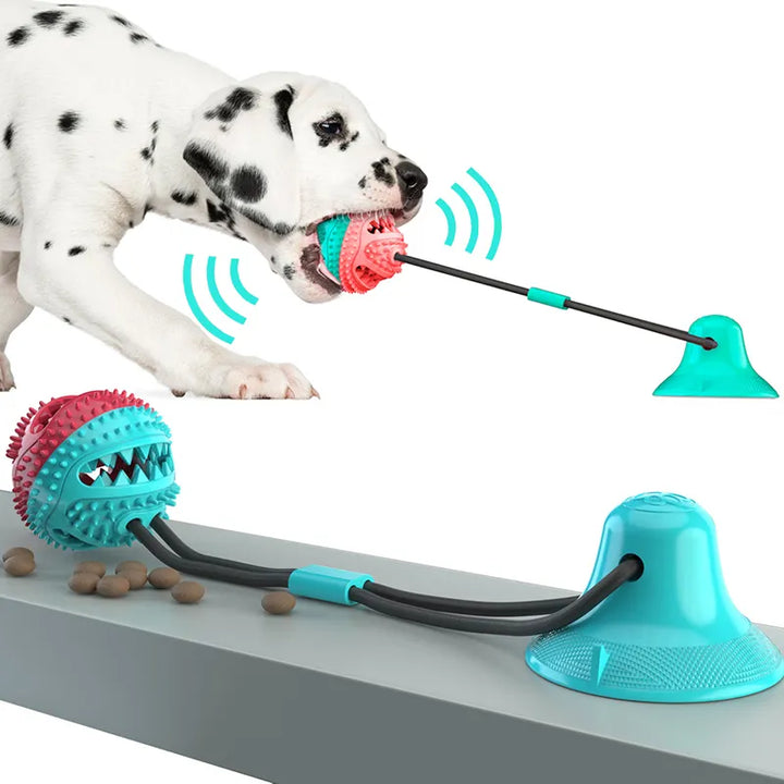 Suction Cup Dog Toy: Interactive Slow Feeder