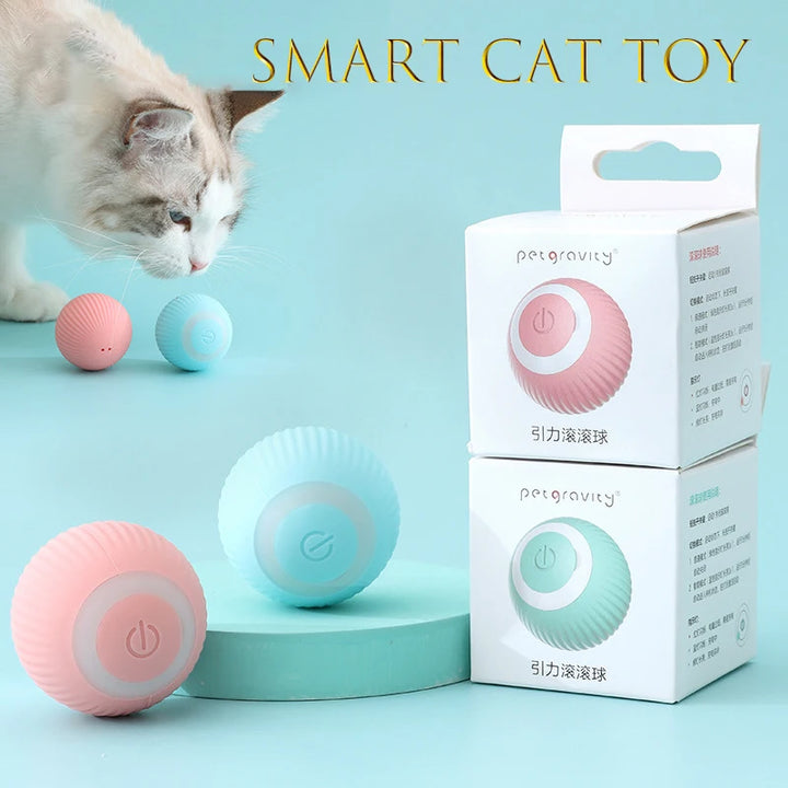 Automatic Rolling Ball Cat Toy