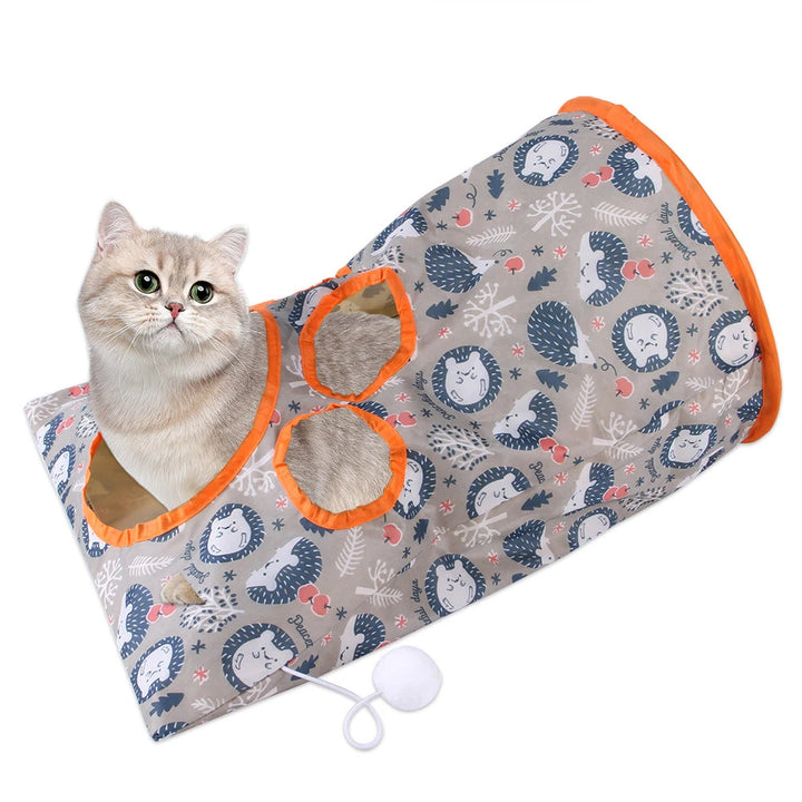 Interactive Cat Tunnel Toy