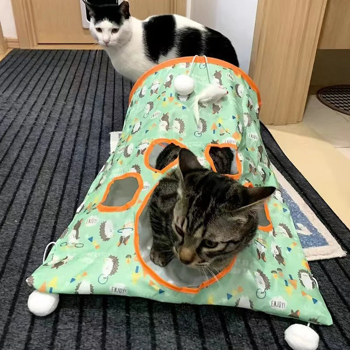 Interactive Cat Tunnel Toy