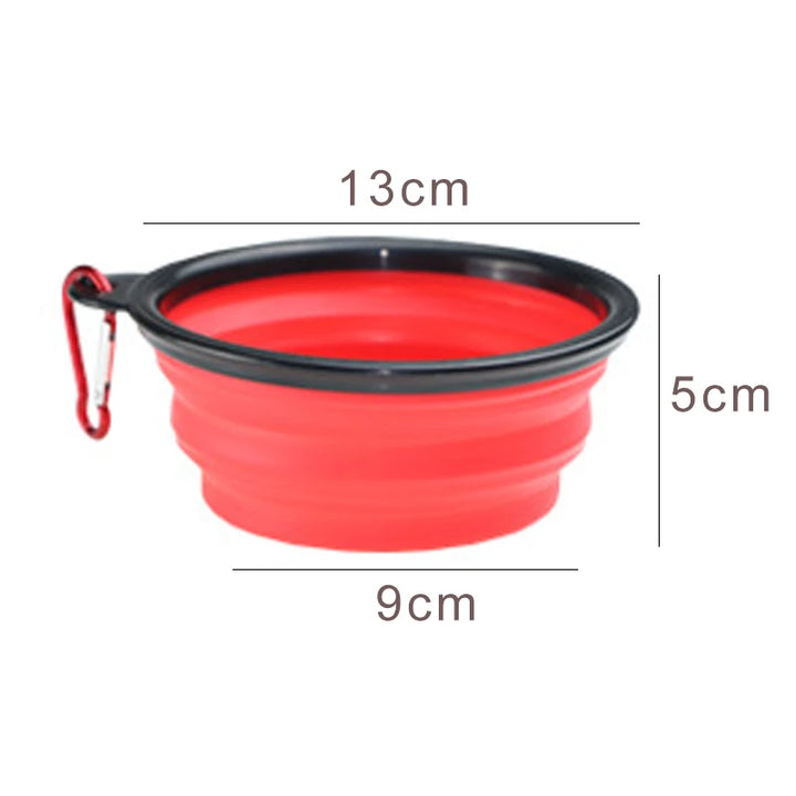 Pet Folding Silicone Bowl Portable