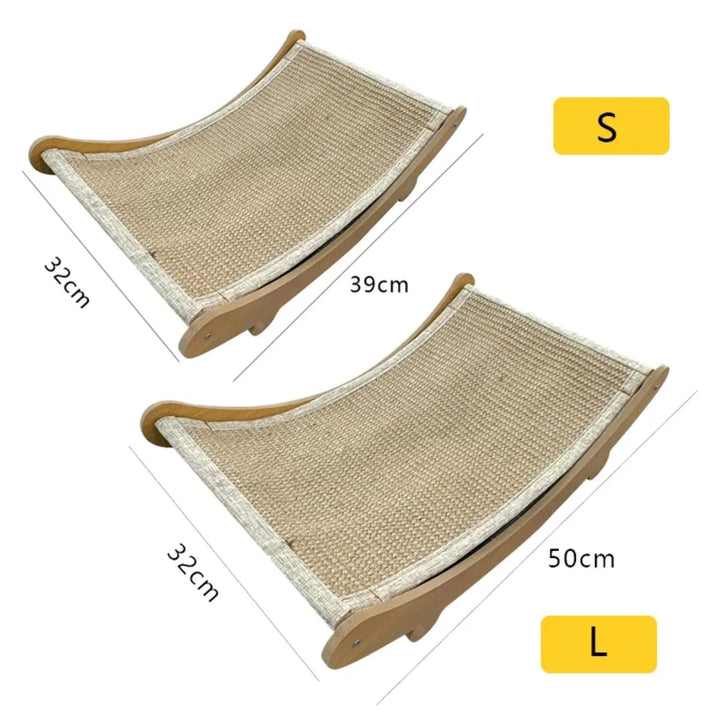 MultiPaws Wooden Scratcher & Bed