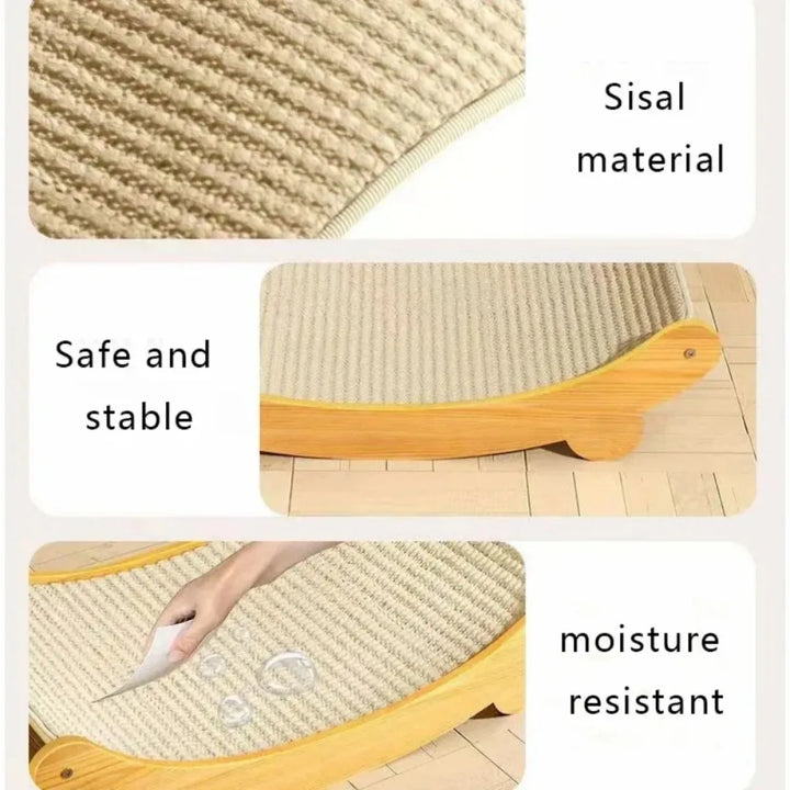 MultiPaws Wooden Scratcher & Bed