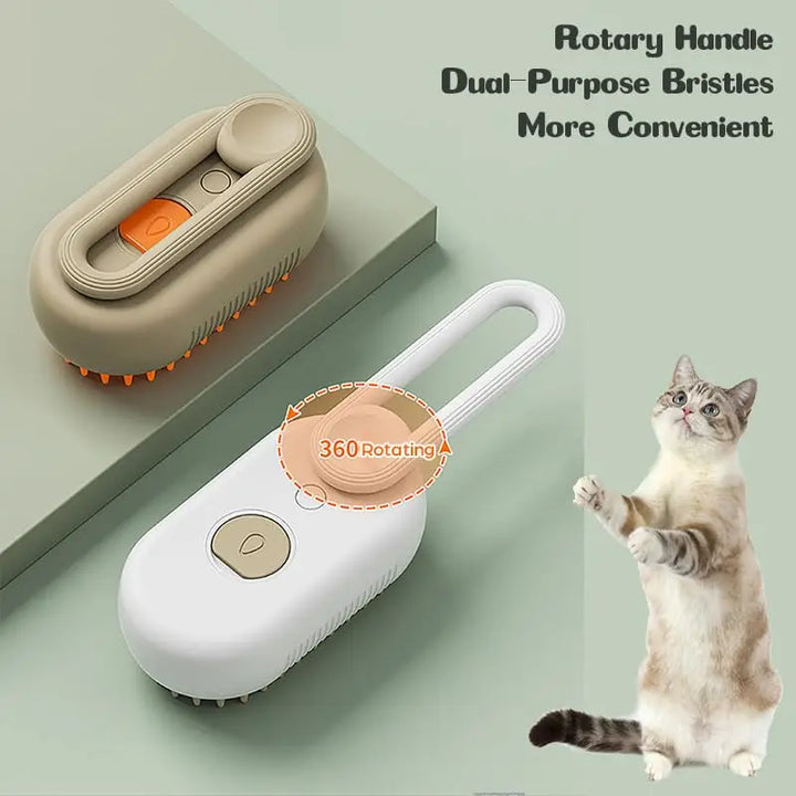 Steamy Pet Grooming Brush