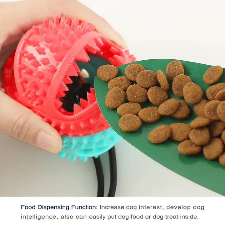 Suction Cup Dog Toy: Interactive Slow Feeder