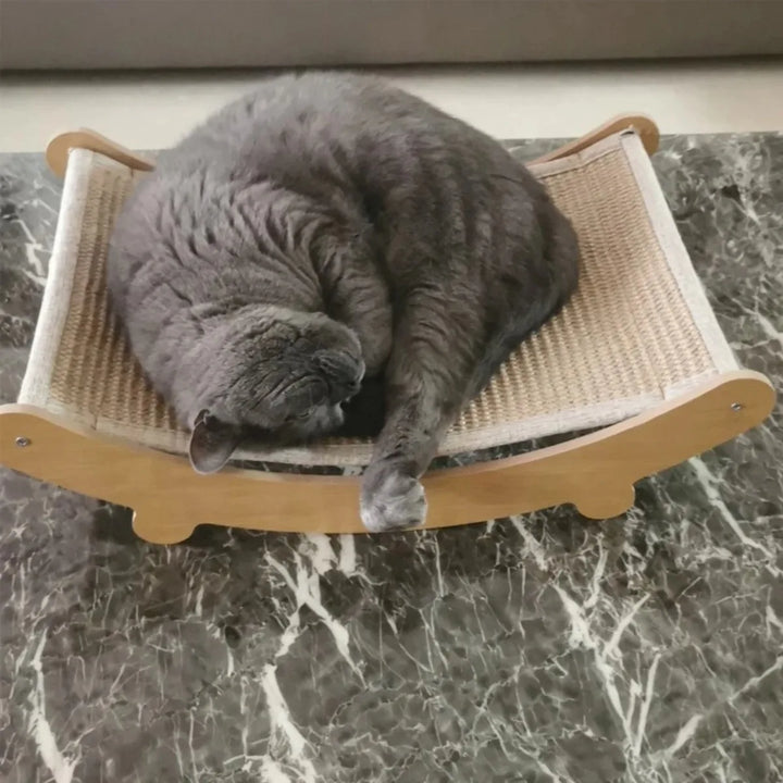 MultiPaws Wooden Scratcher & Bed